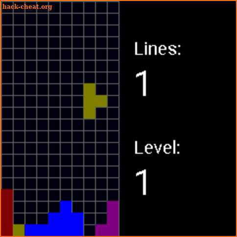 Tetris-like game screenshot