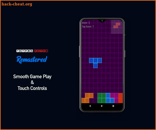 Tetris Retro - The remastered brick game screenshot