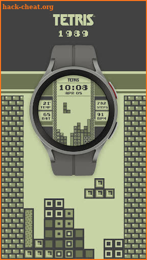 Tetris™ 1989 Watch Face screenshot