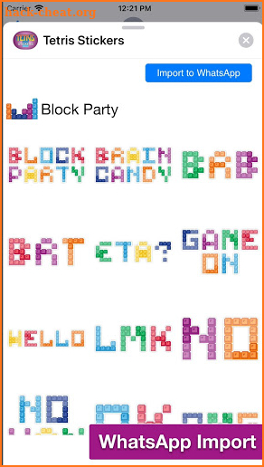 Tetris™ Stickers screenshot