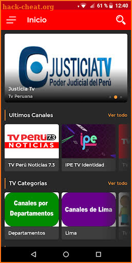 Teve peruana - television peruana en vivo screenshot