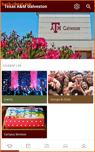 Texas A&M University Galveston screenshot