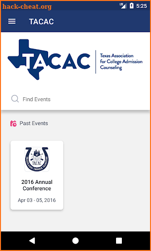 Texas ACAC screenshot