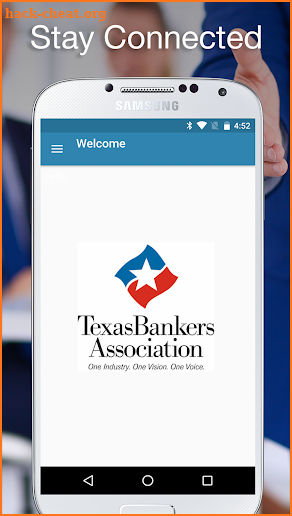 Texas Bankers Association screenshot