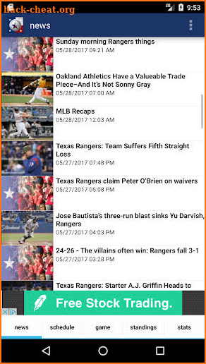 Texas Baseball - Rangers Edition screenshot