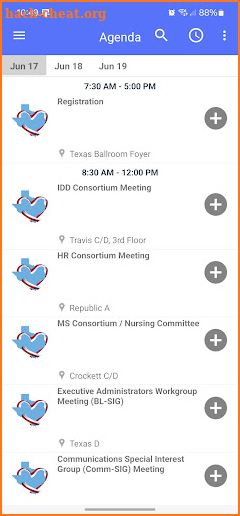 Texas Council Conference screenshot