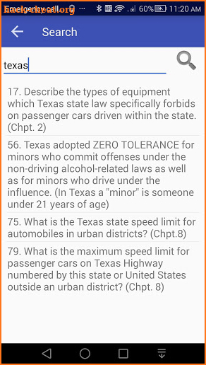 Texas Driver License Practice Test Pro screenshot