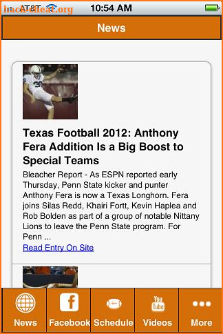 Texas Football screenshot
