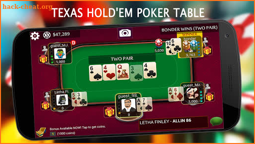 Texas HoldEm Poker FREE - Live screenshot