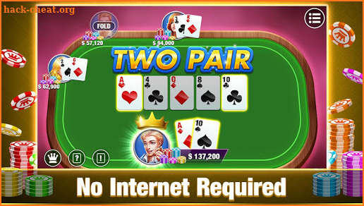 Texas Holdem Poker Offline:Free Texas Poker Games screenshot