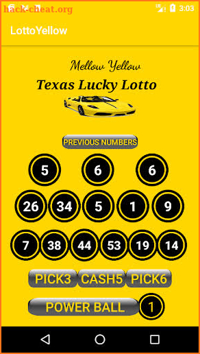 Texas Lotto screenshot