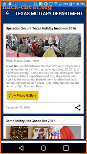 Texas Military Department App screenshot