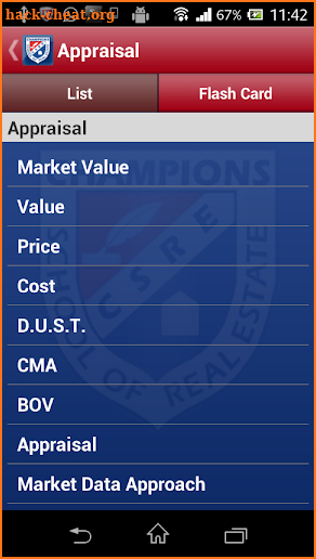 Texas Real Estate Flashcards screenshot