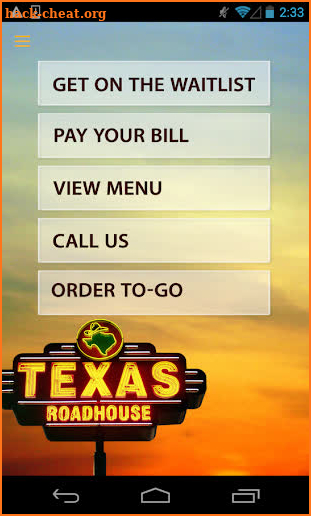 Texas Roadhouse Mobile screenshot