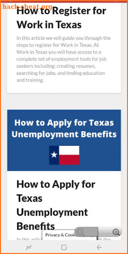 Texas Unemployment App screenshot