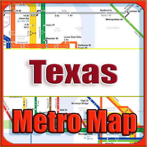 Texas USA Metro Map Offline screenshot
