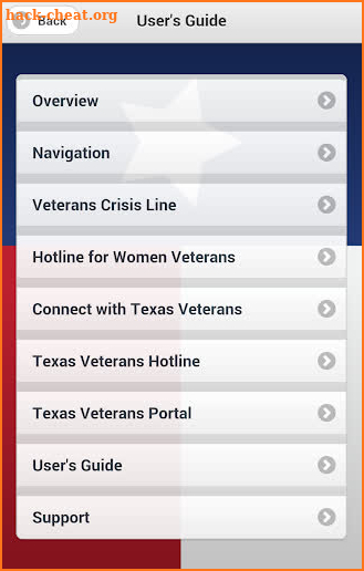 Texas Veterans App screenshot