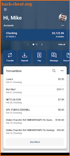 TexasBank Mobile App screenshot