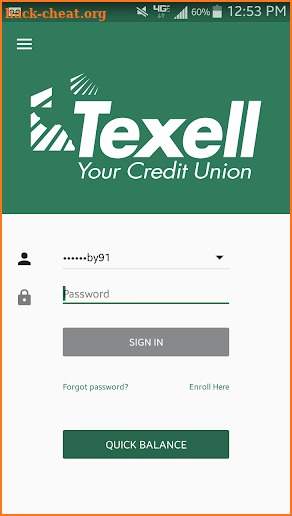 Texell Credit Union screenshot