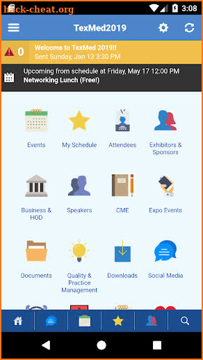 TexMed Events screenshot