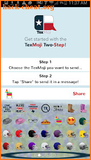 TexMoji screenshot