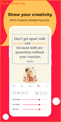 Text Art: Poster & Quote Maker screenshot