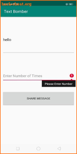 Text Bomber screenshot