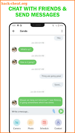 Text Box SMS screenshot