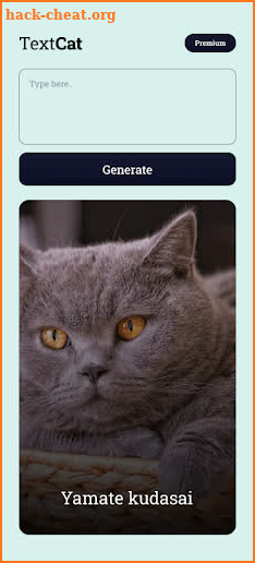 Text Cat screenshot