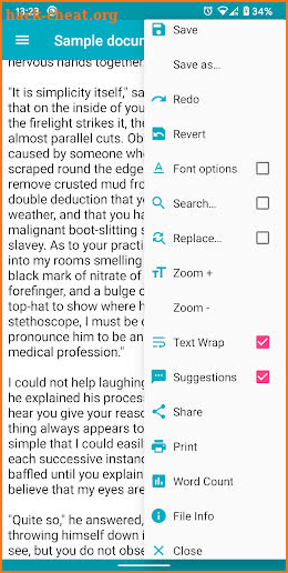 Text Editor screenshot