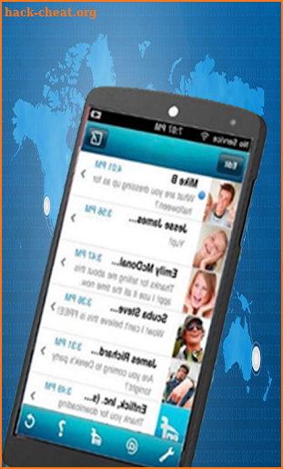 Text free Now text & calls Device screenshot