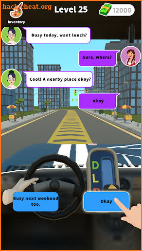Text in Car - Driving Master screenshot