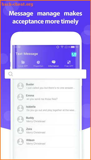 Text Message screenshot