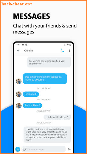 Text Messages screenshot