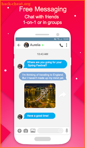 Text Messages: Free Text + Calls screenshot