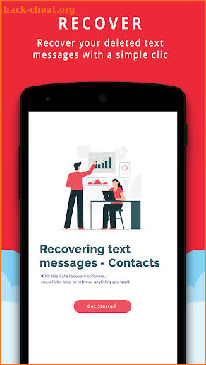 Text Messages Recovery - Contacts backup screenshot