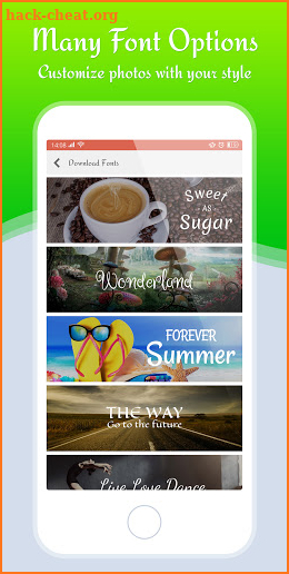 Text On Photo - Photo text edit & Quotes Creator screenshot