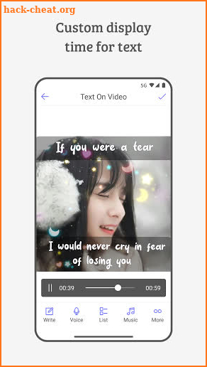Text On Video (Add Text To Video, Write On Video) screenshot
