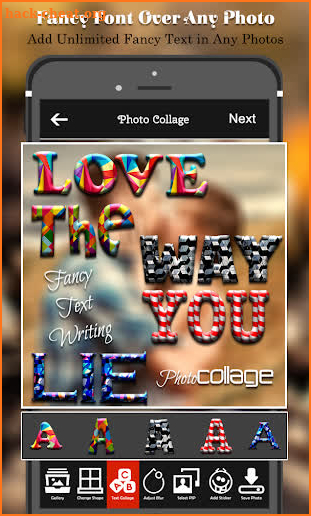 Text Photo Collage Maker screenshot