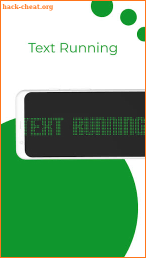 Text Running screenshot