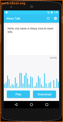 Text Talk (Alexa Voice) screenshot