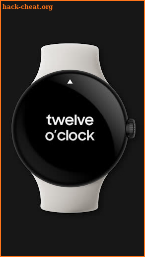 Text Time Watch Face screenshot