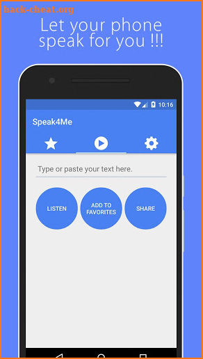 Text to Speech Speak4Me screenshot