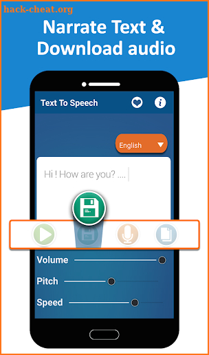 Text to Speech (TTS) - Text Reader & Converter screenshot