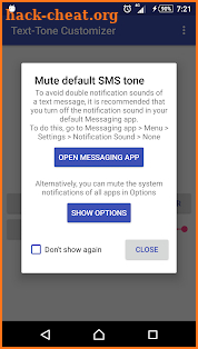 Text-Tone Customizer screenshot