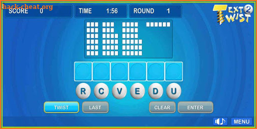 Text Twist 2 - word finding fun Game screenshot