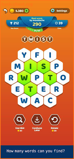 Text Twist Word Contest screenshot