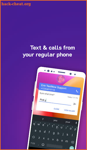 Text Ways To Free Call Number screenshot
