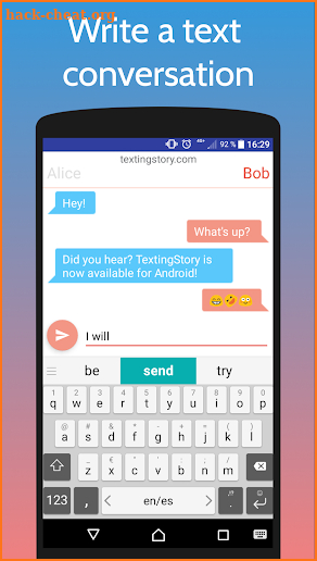 TextingStory - Chat Story Maker screenshot
