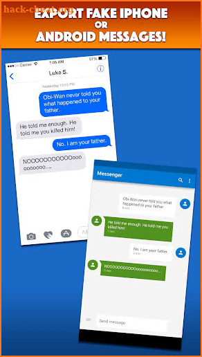 TextMeme – Fake Text Message Maker screenshot